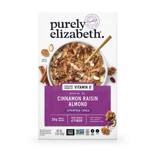 Purely Elizabeth - Cinnamon Raisin Almond Superfood Cereal - 11 oz