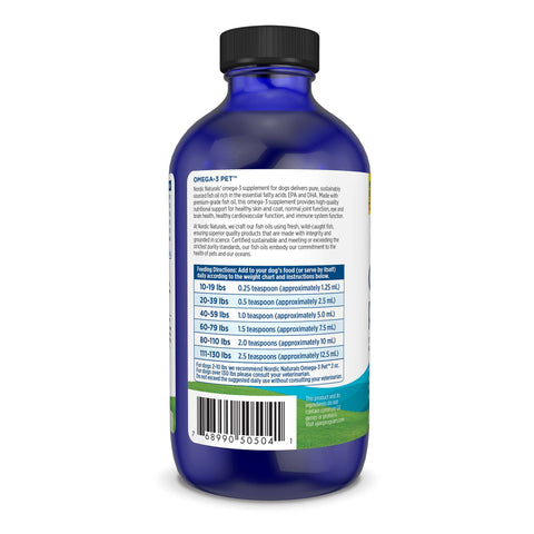 Nordic Naturals - Omega-3 Pet Liquid Supplement, Unflavored - 8 fl oz