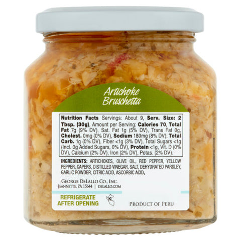Delallo - Artichoke Bruschetta - 10 oz