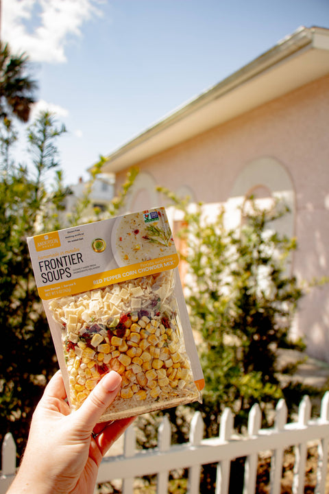 Anderson House | Frontier Soups - Florida Sunshine Red Pepper Corn Chowder