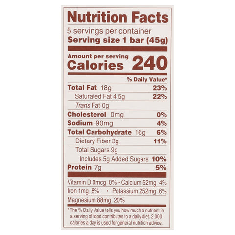 Simple Mills - Nut & Seed Trail Bar, Toasted Almond Pecan - 5 Bars