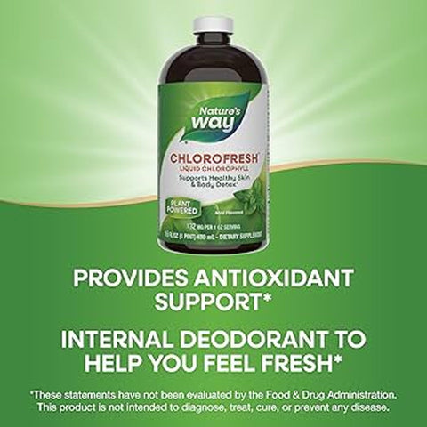 Nature's Way - Chlorofresh Liquid Chlorophyll, Mint - 16 fl oz