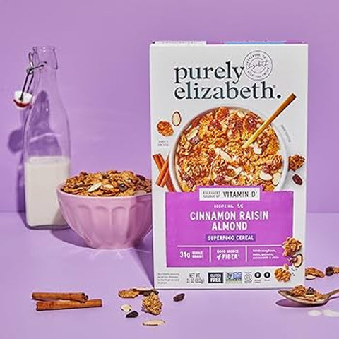 Purely Elizabeth - Cinnamon Raisin Almond Superfood Cereal - 11 oz