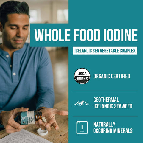 Triquetra Health - Whole-Food Plant Iodine - 250 mg - 60 Vegan Capsules