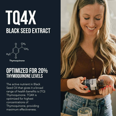 Triquetra Health - TQ-Advanced® 4X Black Seed Extract - 60 Vegan Capsules