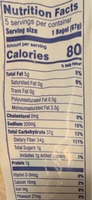 Carbonaut - Lemon Blueberry Bagels - 4 Count