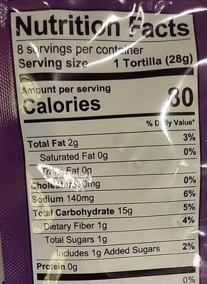 Rise & Puff - GF Tortillas - 8 oz - 8 Count