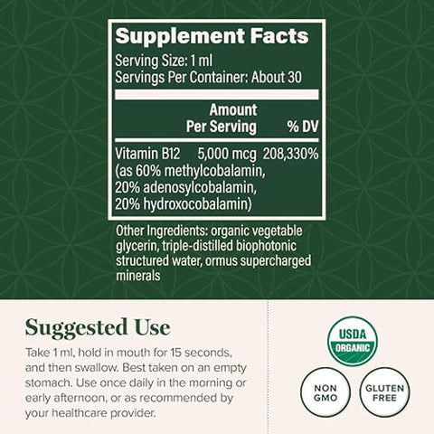 Global Healing Center - Vitamin B12 Tri-Blend - 1 fl oz