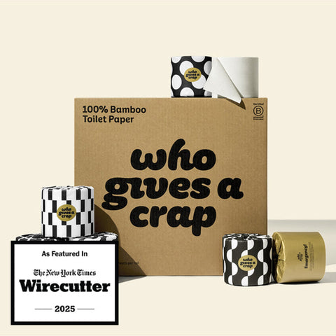 Who Gives A Crap - Bamboo 3-Ply Toilet Paper - 4 Rolls