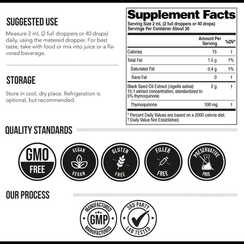 Triquetra Health - TQ-Advanced Black Seed Oil - 2 fl oz