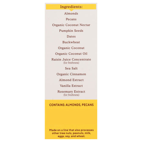 Simple Mills - Nut & Seed Trail Bar, Toasted Almond Pecan - 5 Bars