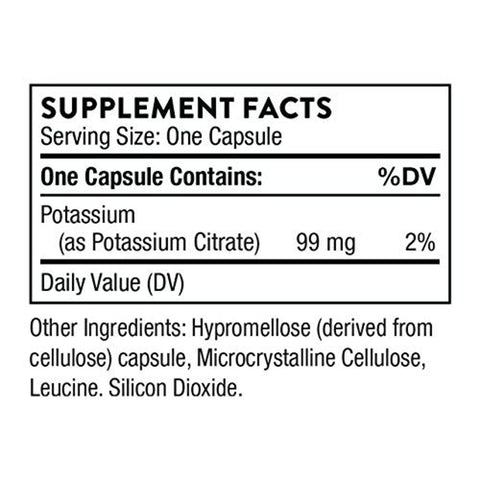 Thorne Research - Potassium Citrate - 90 Veg Capsules