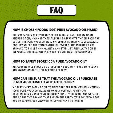 Chosen Foods - 100% Pure Avocado Oil - 750ml