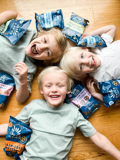 Savor by Suzie - Sea Salt Gluten & Grain-Free Pretzels Mini Bags - 1.5 oz