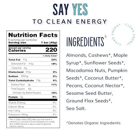 YES Bar - Salted Maple Pecan Snack Bar - 1.4 oz