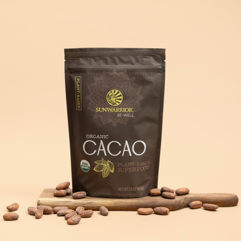 Sunwarrior - Be Well Cacao Powder - Organic, Plant-Based