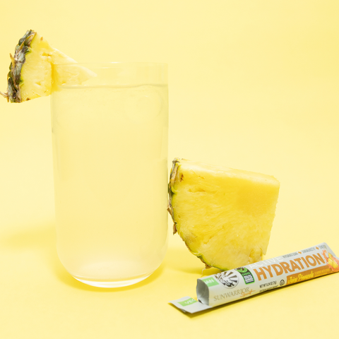 Sunwarrior - Juicy Pineapple Active Hydration Sticks - 18 Sticks