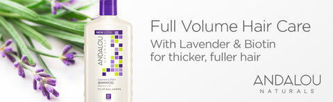 Andalou Naturals - Full Volume Shampoo, Lavender & Biotin - 11.5 fl oz