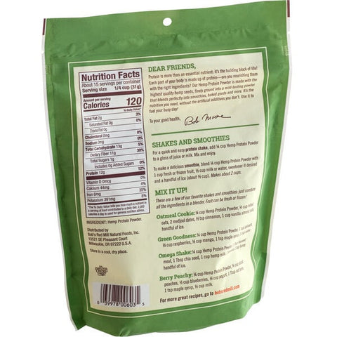 Bob's Red Mill - Hemp Protein Powder 12g Protein - 16 oz