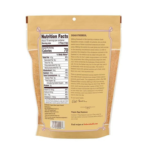 Bob's Red Mill - Organic Golden Flaxseed Meal - 16 oz