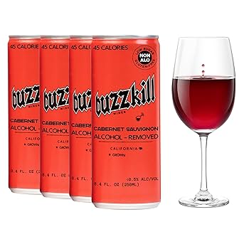 Buzzkill Wines - NA Cabernet Sauvignon 4pk - 8.4 fl oz