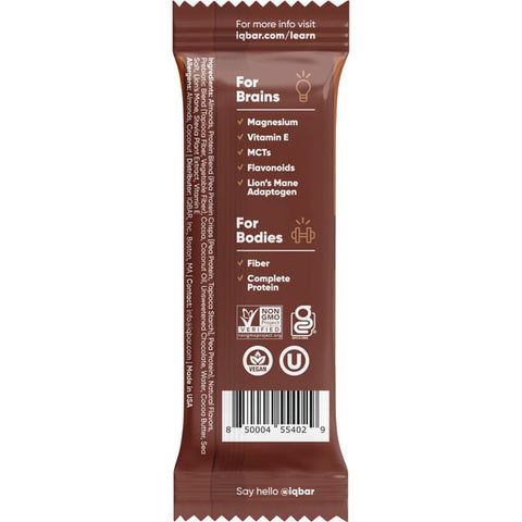 IQ Bar - Chocolate Sea Salt Protein Bar - 1.6 oz