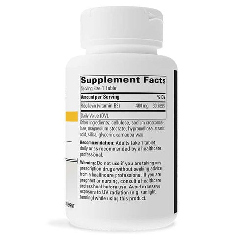 Integrative Therapeutics - Riboflavin 400 Mg - 30 Vegan Tablets