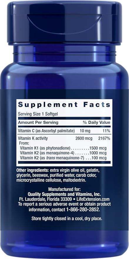Life Extension - Super K - 90 Softgels