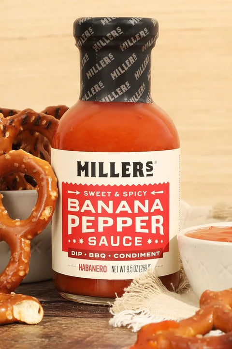 Miller's - Hot Banana Pepper Sauce - 9.5 fl oz