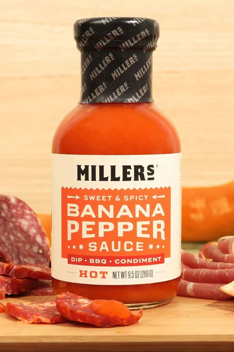 Miller's - Hot Banana Pepper Sauce - 9.5 fl oz