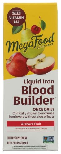 MegaFood - Blood Builder Liquid Iron - 7.7 Fl Oz