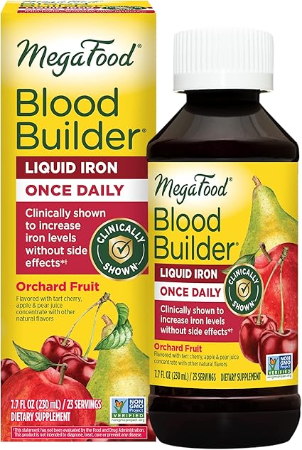 MegaFood - Blood Builder Liquid Iron - 7.7 Fl Oz