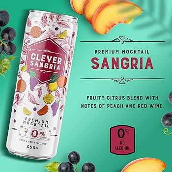 Mingle - Blackberry Hibiscus Bellini Mocktail - 12 fl oz can