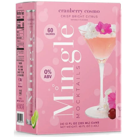 Mingle - Cranberry Cosmopolitan Mocktail - 12 fl oz can