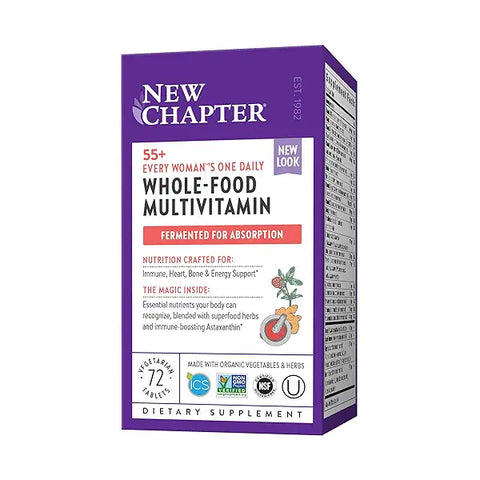 New Chapter - Every Womans Multivitamin 55+ - 72 Vegetarian Tablets