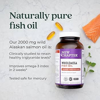 New Chapter - Wholemega Fish Oil Tiny Caps - 2000 mg - 180 Softgels