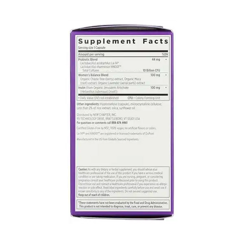 New Chapter - Women's Daily Probiotic - 30 Vegan Capsules