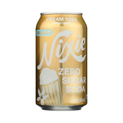 Nixie - Organic Zero Sugar Cream Soda - 12 fl oz