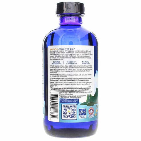 Nordic Naturals - Arctic Cod Liver Oil, Lemon - 8 fl oz