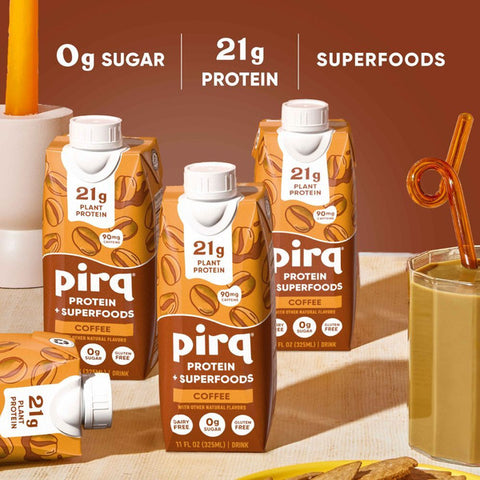 Pirq - Coffee Plant Protein Shake single - 11 fl oz