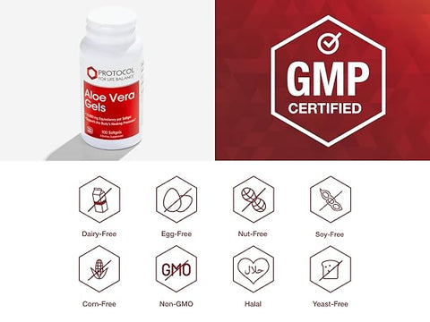 Protocol For Life Balance - Aloe Vera Gels - 100 Softgels