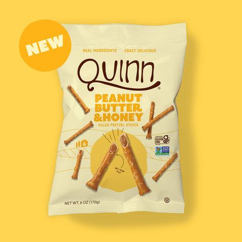 Quinn - Peanut Butter & Honey Pretzel Sticks - 6 oz