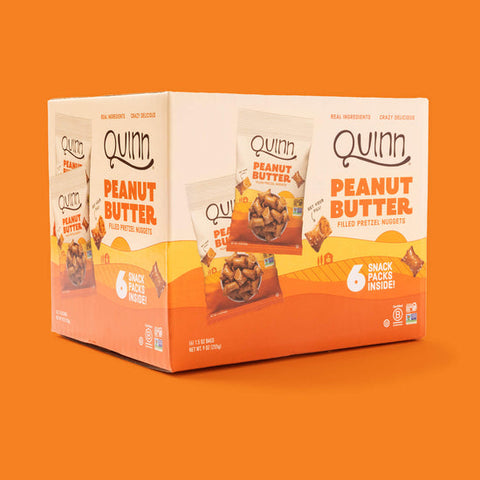 Quinn - Peanut Butter Filled Pretzel Nuggets, 6 snack packs - 1.5 oz