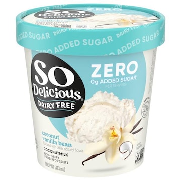 So Delicious - No Sugar Added Vanilla Bean Coconut Milk Ice Cream - 16 fl oz