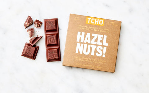 TCHO - Chocolate Hazel Nuts Oat Milk Bar - 2.5 oz