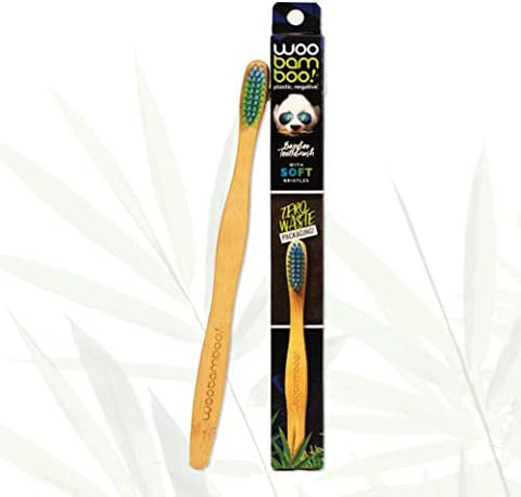 WooBamboo! - Slim Soft Bamboo Toothbrush - 1 pc