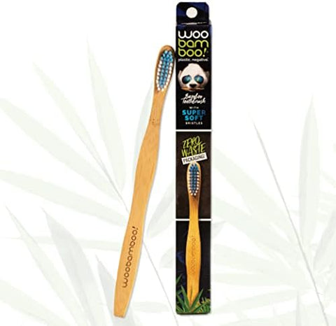 WooBamboo! - Slim Soft Bamboo Toothbrush - 1 pc