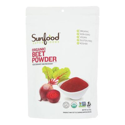 Sunfood Superfoods - Organic Beet Powder - 8 oz
