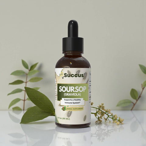 Succus - Soursop (Graviola) Tincture Alcohol Free - 1 fl oz