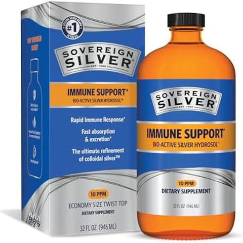 Sovereign Silver - Immune Support Liquid Dropper - 8 fl oz